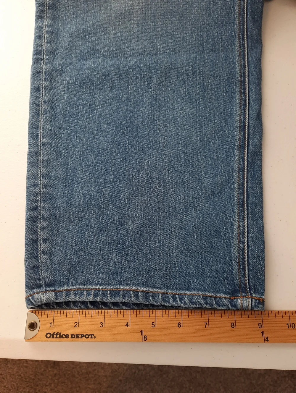 Quince Bella High Rise Stretch Barrel Jeans in Atlantic Blue size 30 - Picture 15 of 15
